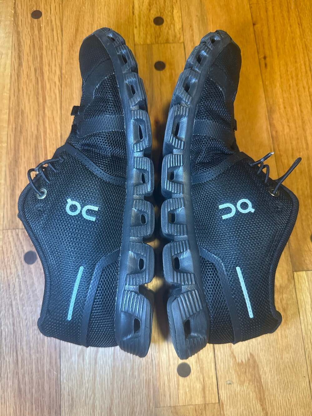 On Cloud 5 Running Shoes Womens 8.5 Black Black CloudTec Athletic Sneakers